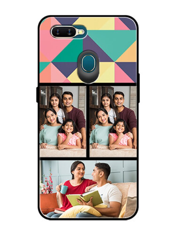 Custom Oppo A5s Custom Glass Phone Case  - Bulk Pic Upload Design