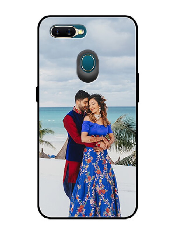 Custom Oppo A5s Photo Printing on Glass Case  - Upload Full Picture Design