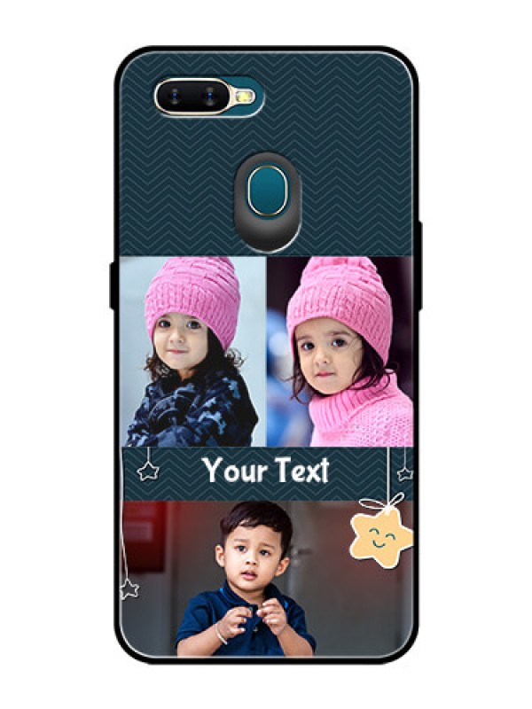 Custom Oppo A5s Custom Glass Mobile Case  - Hanging Stars Design