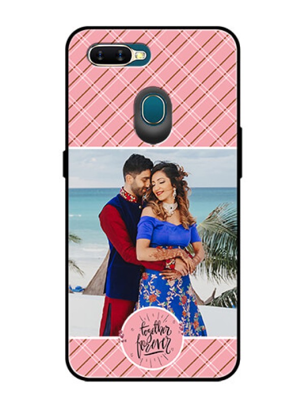 Custom Oppo A5s Personalized Glass Phone Case  - Together Forever Design