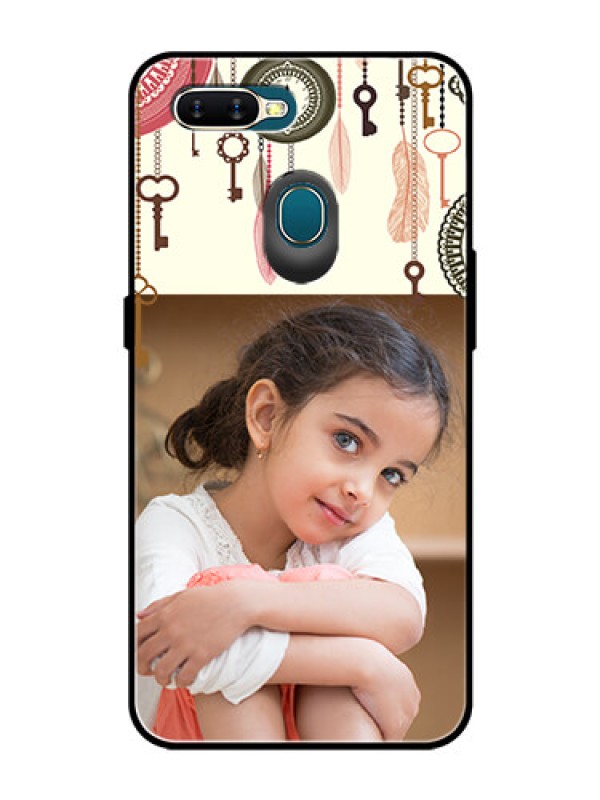 Custom Oppo A5s Custom Glass Mobile Case  - Boho Style Design