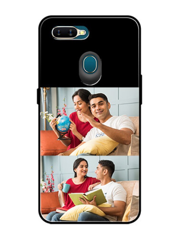 Custom Oppo A5S 2 Images on Glass Phone Cover