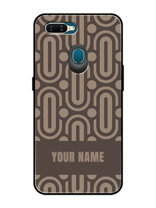 Custom Oppo A5s Custom Glass Phone Case - Captivating Zero Pattern Design