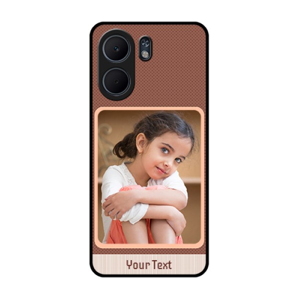 Oppo A5x 4G Custom Glass Phone Case - Simple Pic Upload Design