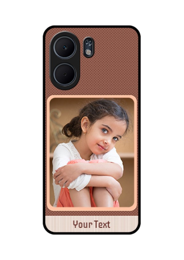 Oppo A5x 4G Custom Glass Phone Case - Simple Pic Upload Design