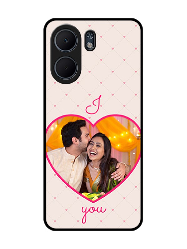 Custom Oppo A5x 4G Custom Glass Phone Case - Heart Shape Design