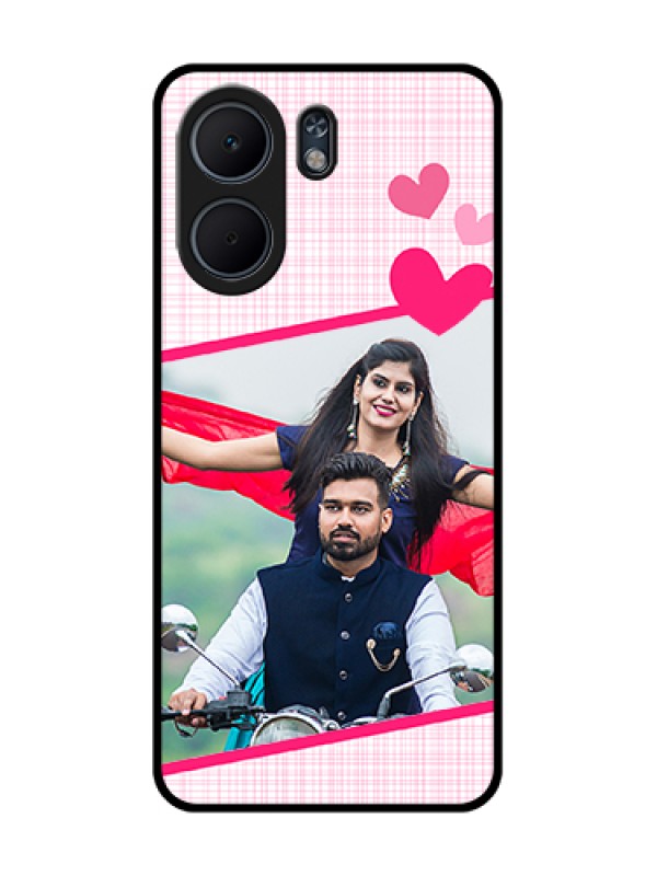 Custom Oppo A5x 4G Custom Glass Phone Case - Love Shape Heart Design