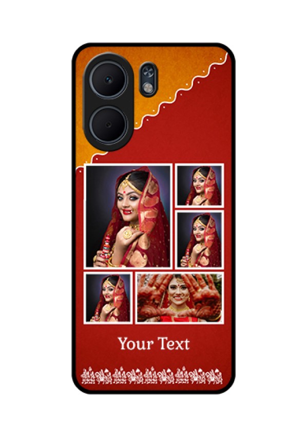 Oppo A5x 4G Custom Glass Phone Case - Wedding Pic Upload Design