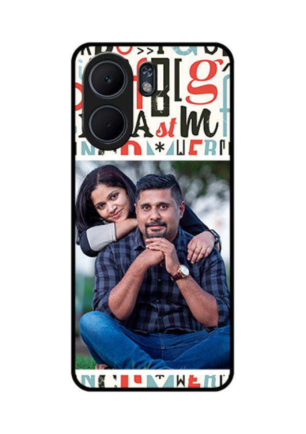 Oppo A5x 4G Custom Glass Phone Case - Alphabet Design