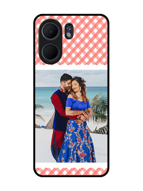 Custom Oppo A5x 4G Custom Glass Phone Case - Pink Pattern Design