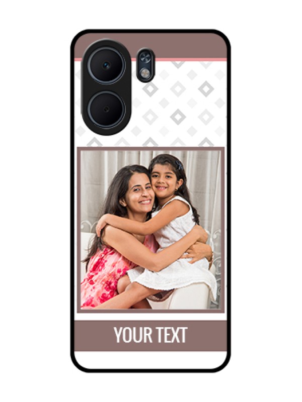 Custom Oppo A5x 4G Custom Glass Phone Case - Simple Diamond Design