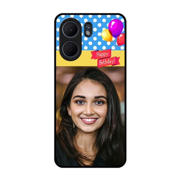 Oppo A5x 4G Custom Glass Phone Case - Happy Birthday Design
