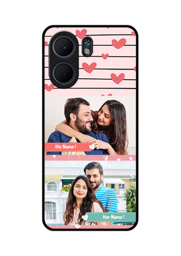 Oppo A5x 4G Custom Glass Phone Case - Photo With Heart Design