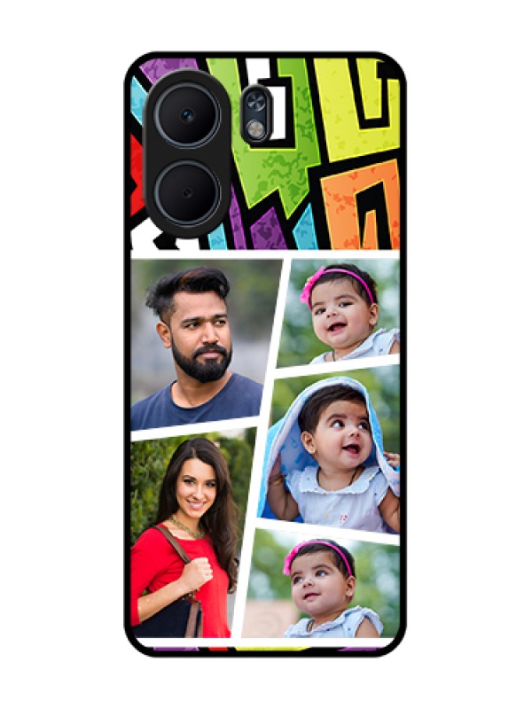 Custom Oppo A5x 4G Custom Glass Phone Case - Graffiti Pattern Design