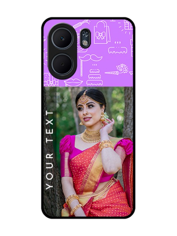 Custom Oppo A5x 4G Custom Glass Phone Case - Birthday Icons Design