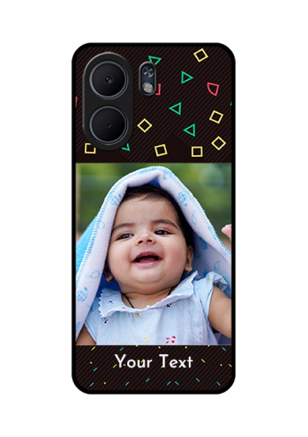 Oppo A5x 4G Custom Glass Phone Case - With Confetti Birthday Design