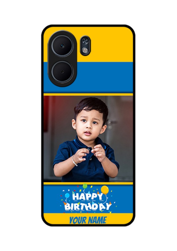 Oppo A5x 4G Custom Glass Phone Case - Birthday Wishes Design
