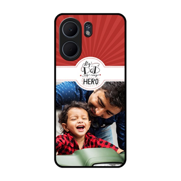 Oppo A5x 4G Custom Glass Phone Case - My Dad Hero Design