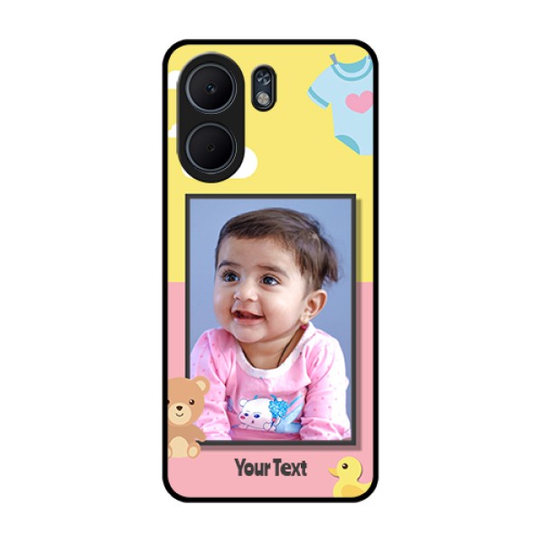 Oppo A5x 4G Custom Glass Phone Case - Kids 2 Color Design