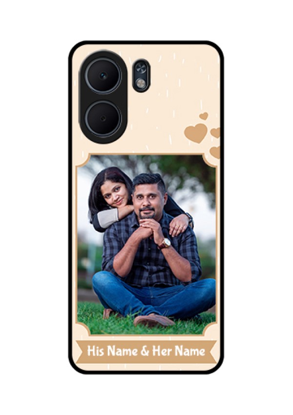 Oppo A5x 4G Custom Glass Phone Case - With Confetti Love Design
