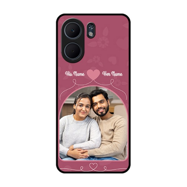 Oppo A5x 4G Custom Glass Phone Case - Love Floral Design