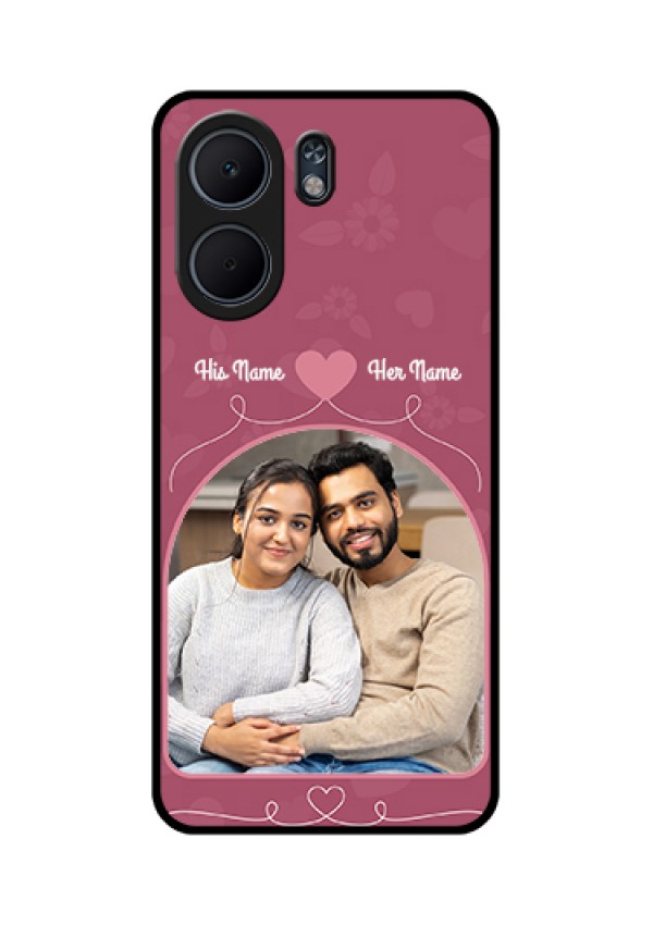 Oppo A5x 4G Custom Glass Phone Case - Love Floral Design