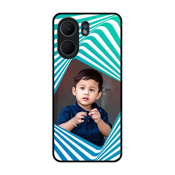 Oppo A5x 4G Custom Glass Phone Case - Abstract Spiral Design