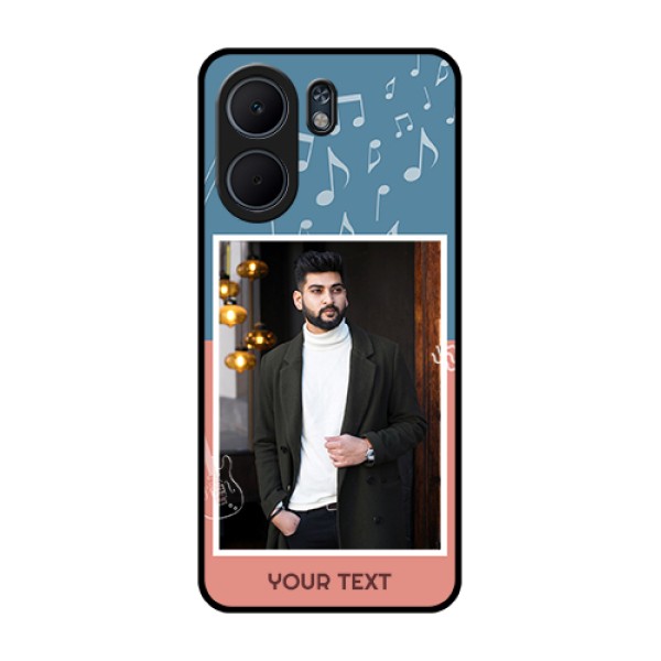 Oppo A5x 4G Custom Glass Phone Case - With Color Musical Note Design