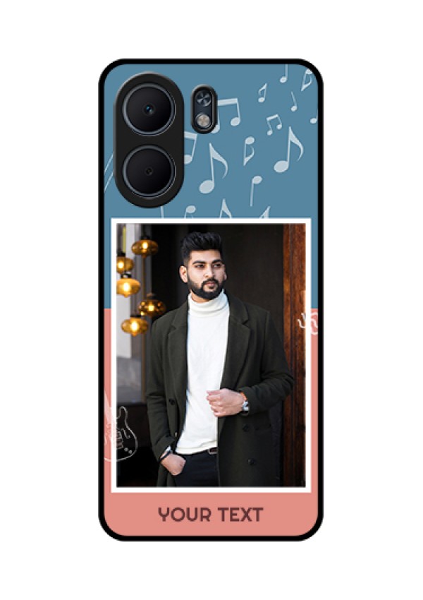 Oppo A5x 4G Custom Glass Phone Case - With Color Musical Note Design