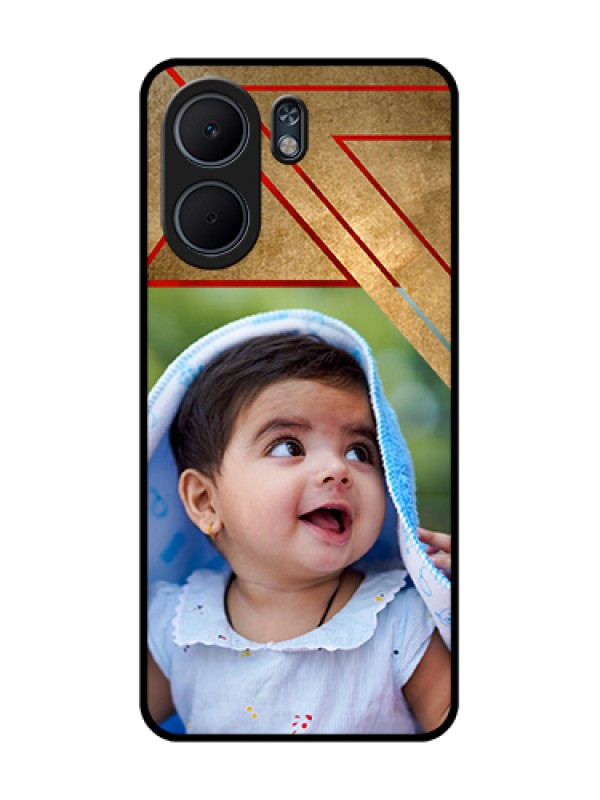 Custom Oppo A5x 4G Custom Glass Phone Case - Gradient Abstract Texture Design