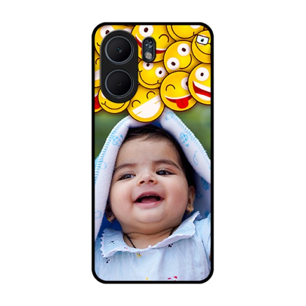 Oppo A5x 4G Custom Glass Phone Case - With Smiley Emoji Design Oppo A5x 4G Custom Glass Phone Case - With Smiley Emoji Design