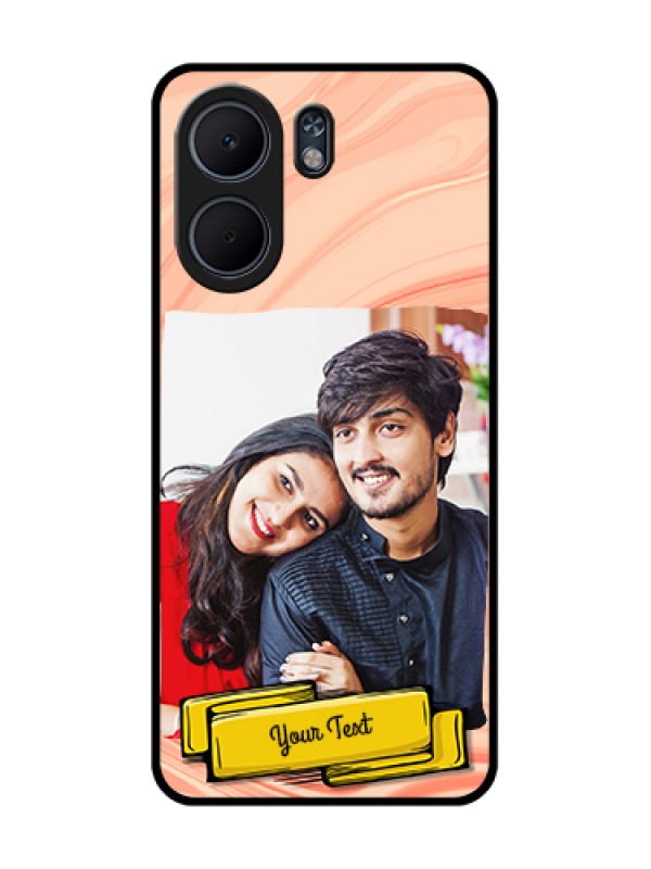 Custom Oppo A5x 4G Custom Glass Phone Case - Marble Texture Design