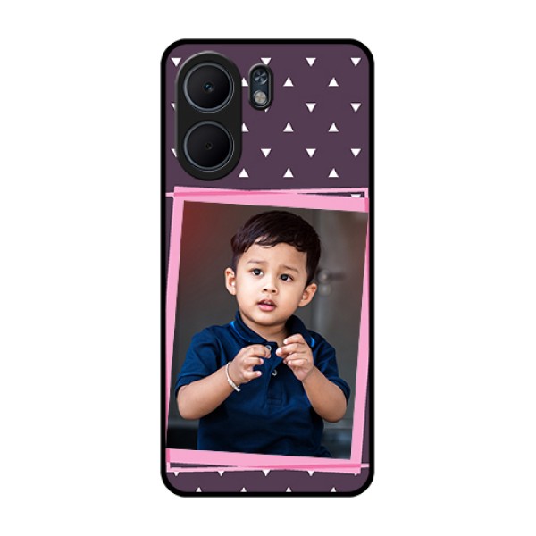 Oppo A5x 4G Custom Glass Phone Case - Triangle Pattern Dotted Design Oppo A5x 4G Custom Glass Phone Case - Triangle Pattern Dotted Design
