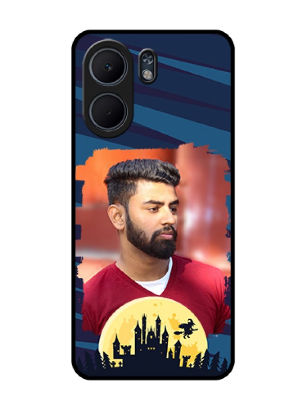 Custom Oppo A5x 4G Custom Glass Phone Case - Halloween Witch Design