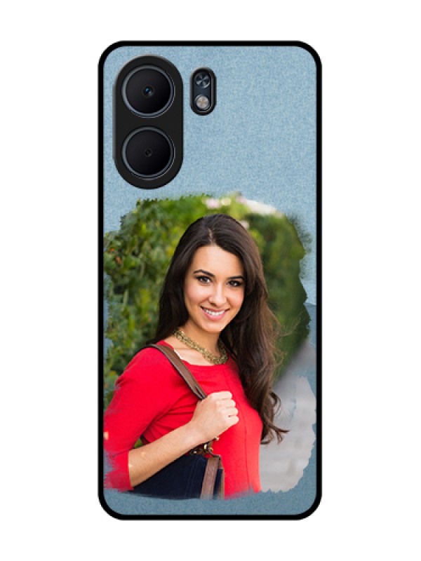 Custom Oppo A5x 4G Custom Glass Phone Case - Grunge Line Art Design