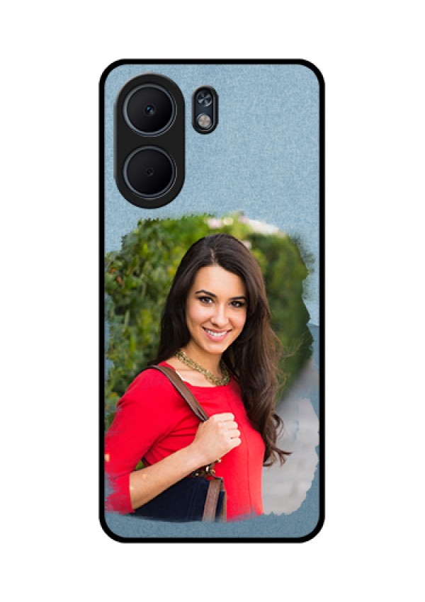Oppo A5x 4G Custom Glass Phone Case - Grunge Line Art Design