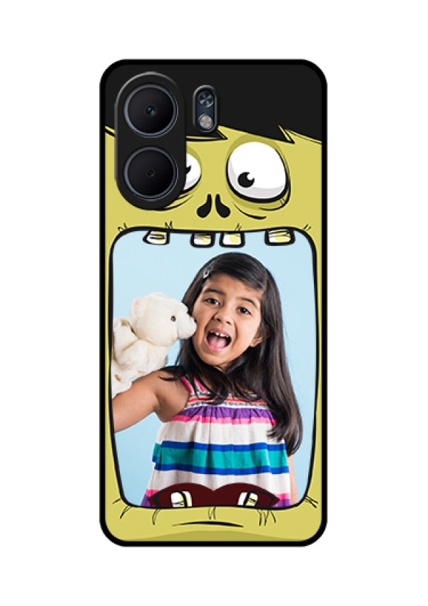 Oppo A5x 4G Custom Glass Phone Case - Cartoon Monster Back Case Design