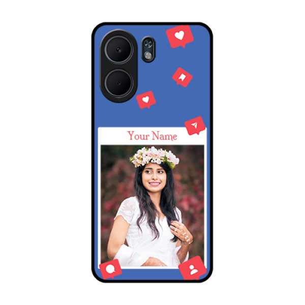 Oppo A5x 4G Custom Glass Phone Case - Like Share And Comment Design Oppo A5x 4G Custom Glass Phone Case - Like Share And Comment Design