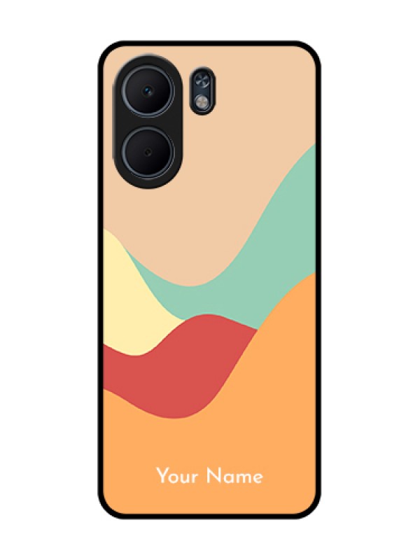 Custom Oppo A5x 4G Custom Glass Phone Case - Ocean Waves Multi - Colour Design