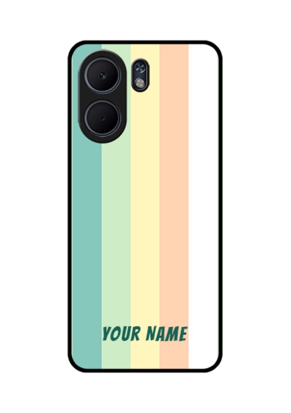 Oppo A5x 4G Custom Glass Phone Case - Multi - Colour Stripes Design