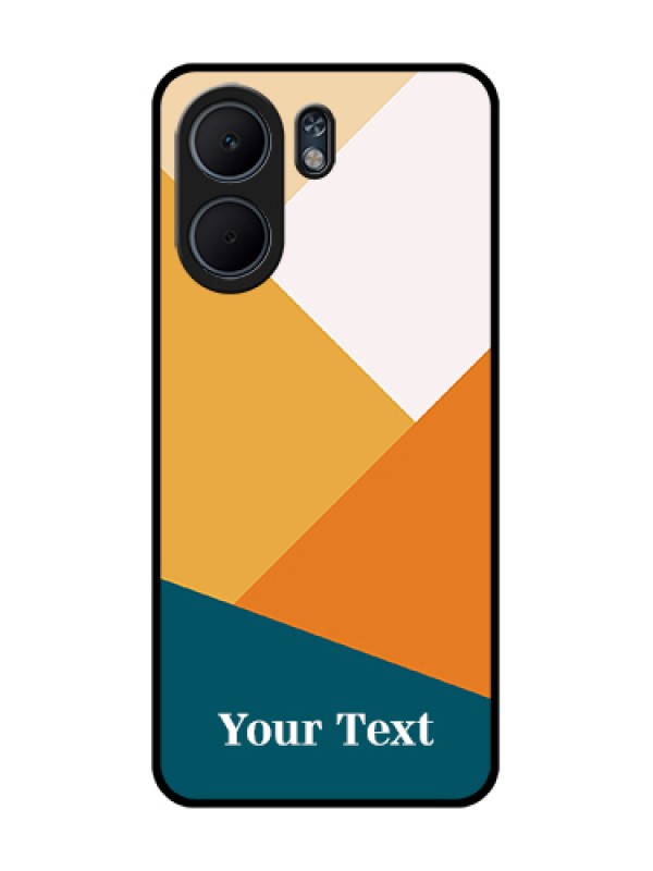 Custom Oppo A5x 4G Custom Glass Phone Case - Stacked Multi - Colour Design