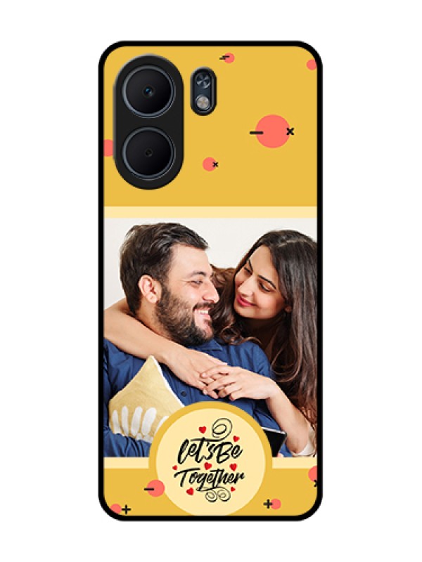 Custom Oppo A5x 4G Custom Glass Phone Case - Lets Be Together Design