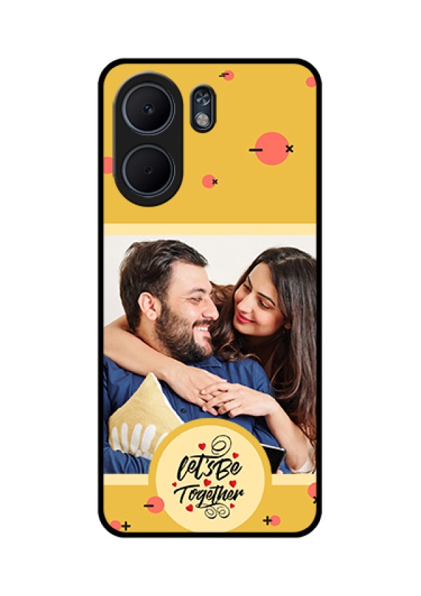 Oppo A5x 4G Custom Glass Phone Case - Lets Be Together Design