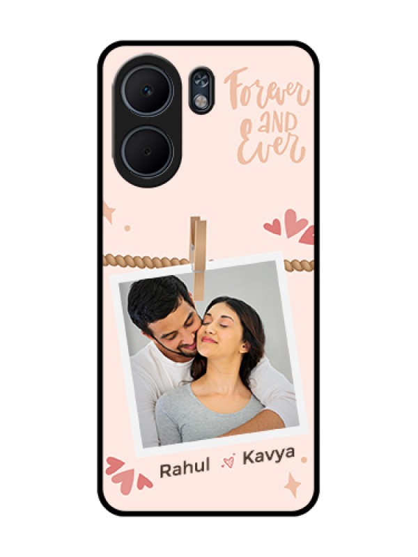 Custom Oppo A5x 4G Custom Glass Phone Case - Forever And Ever Love Design