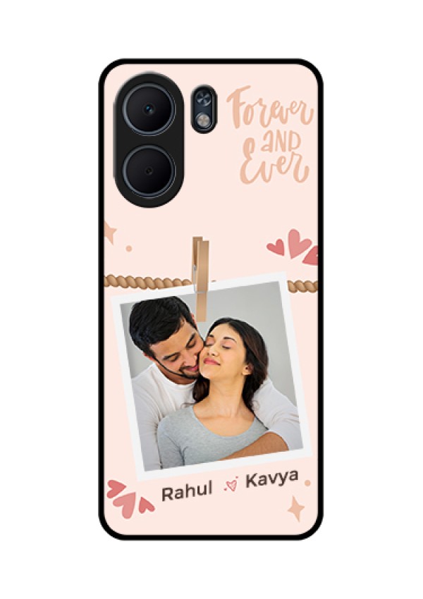 Oppo A5x 4G Custom Glass Phone Case - Forever And Ever Love Design