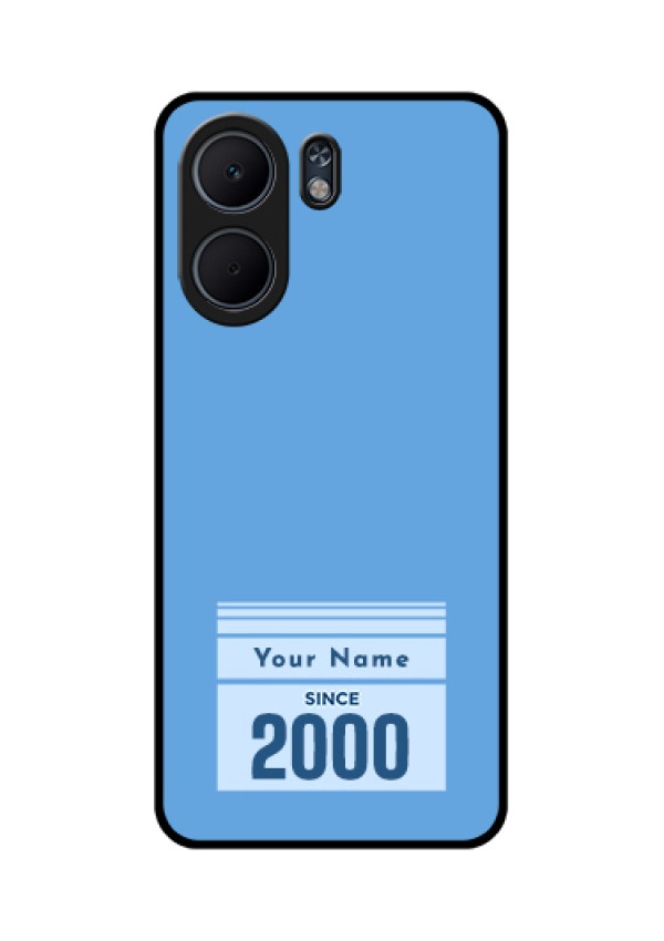 Oppo A5x 4G Custom Glass Phone Case - Custom Year Of Birth Design