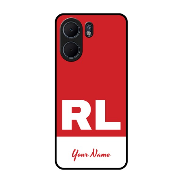 Oppo A5x 4G Custom Glass Phone Case - Dual Tone Custom Text Design Oppo A5x 4G Custom Glass Phone Case - Dual Tone Custom Text Design