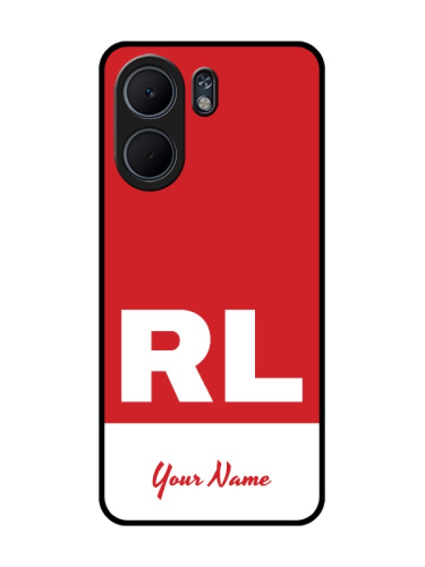 Custom Oppo A5x 4G Custom Glass Phone Case - Dual Tone Custom Text Design