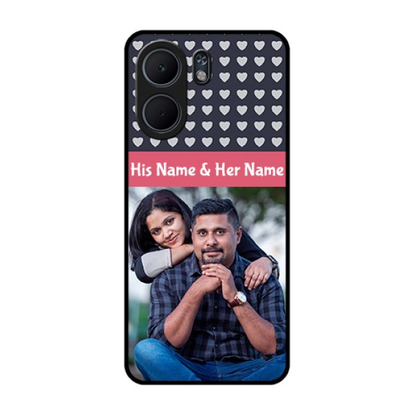Oppo A5x 5G Custom Glass Phone Case - Love Symbols Design
