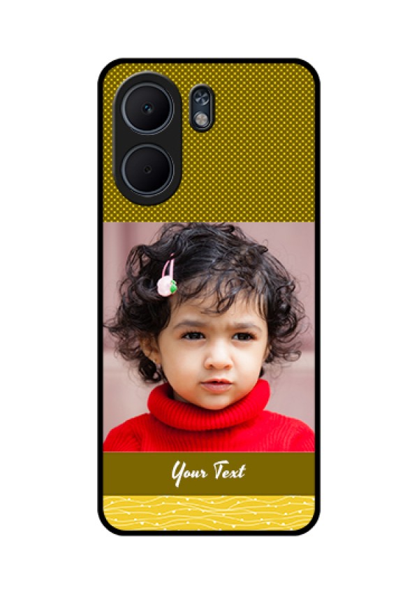 Oppo A5x 5G Custom Glass Phone Case - Simple Green Color Design